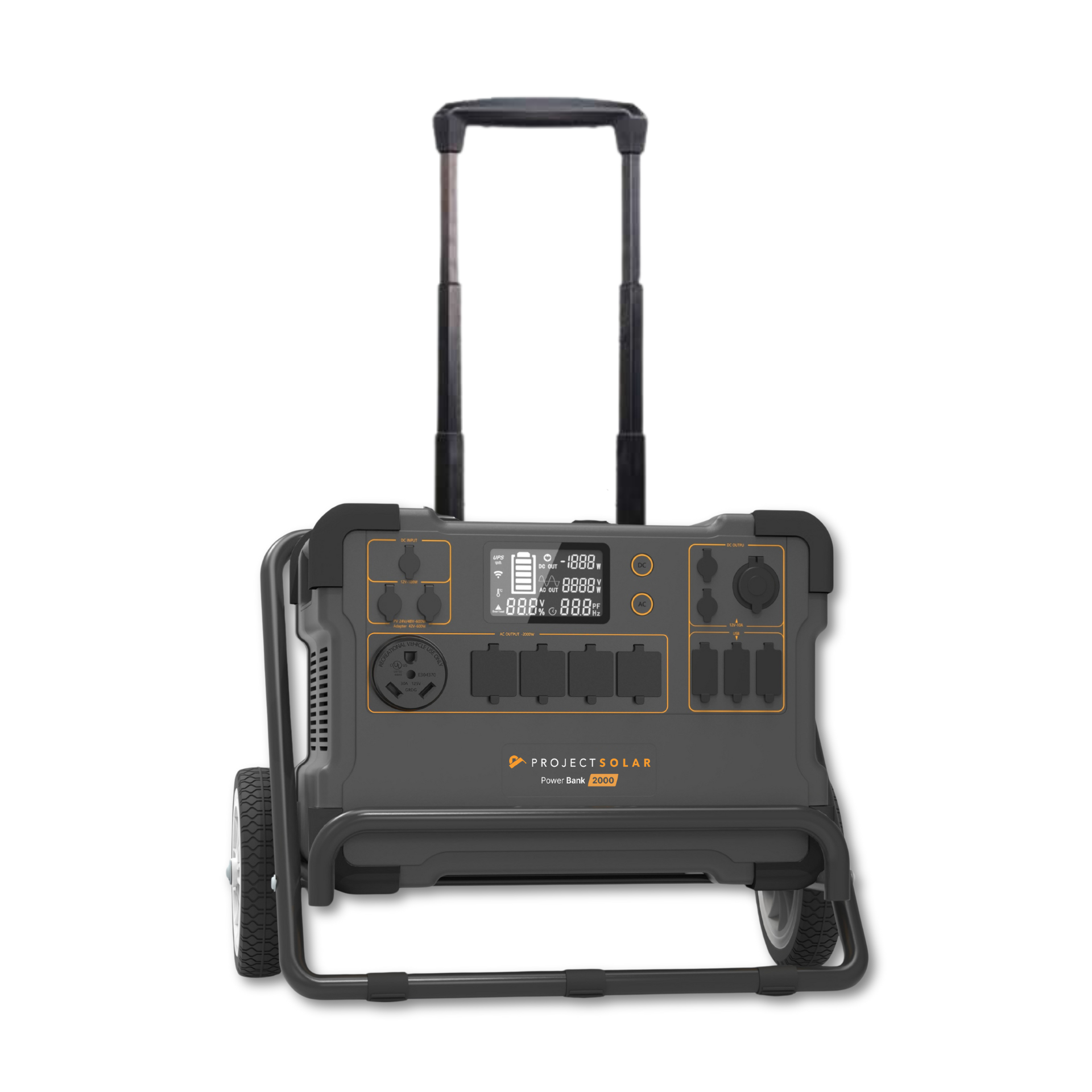 Power Bank 2000 + 200W Solar Panels / + (x2) Expansion Batteries (8064W with Power Bank)
